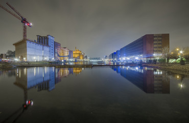 Fototapeta premium Ruhrgebiet am Abend
