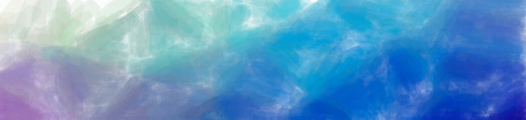 Abstract illustration of blue and purple Watercolor with low coverage background