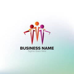 Youth Social Activities Logo Template