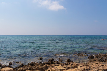Fototapeta na wymiar Mediterranean sea landscape in Ayia Napa