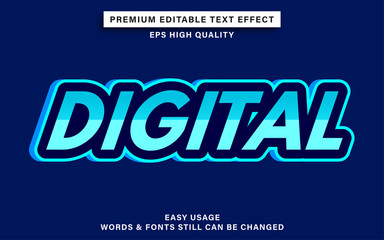 digital text effect