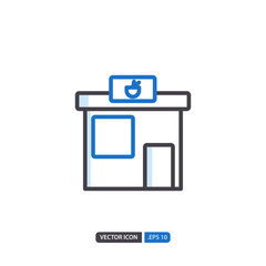 restaurant station icon in isolated on white background. for your web site design, logo, app, UI. Vector graphics illustration and editable stroke. EPS 10.