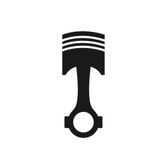 engine piston icon vector logo template