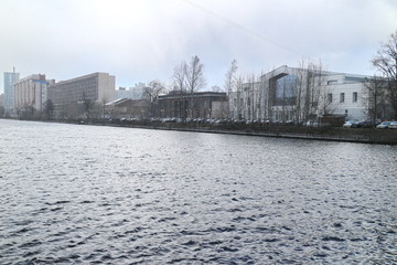 city ​​lake on the outskirts of the city