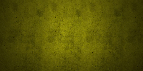 abstract grunge background yellow concrete wall