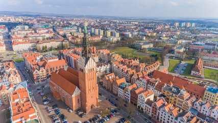 Fototapeta na wymiar Elbląg Stare Miasto 