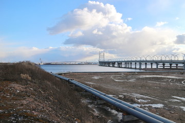 a deserted place on the outskirts of a city