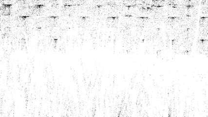 Abstract vector noise. Small particles of debris and dust. Distressed uneven background. Grunge texture overlay with rough and fine grains isolated on white background. Vector illustration. EPS10.