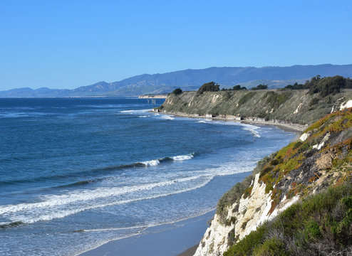 Bluffs Above the Ocean in Goleta California