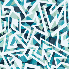 Water color maze pattern