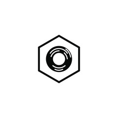 letter O logo design vector icon template