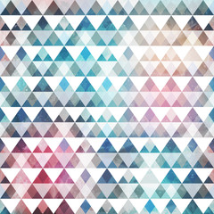 Triangle pattern with grunge effect