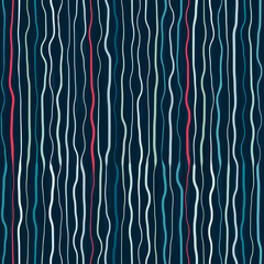 sea stripes seamless pattern