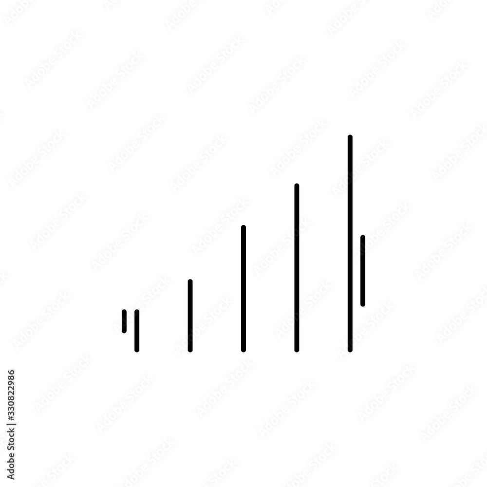Poster signal, networking icon. simple line, outline vector elements of storage and cloud icons for ui and 
