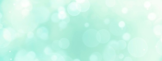 abstract green spring background with bokeh