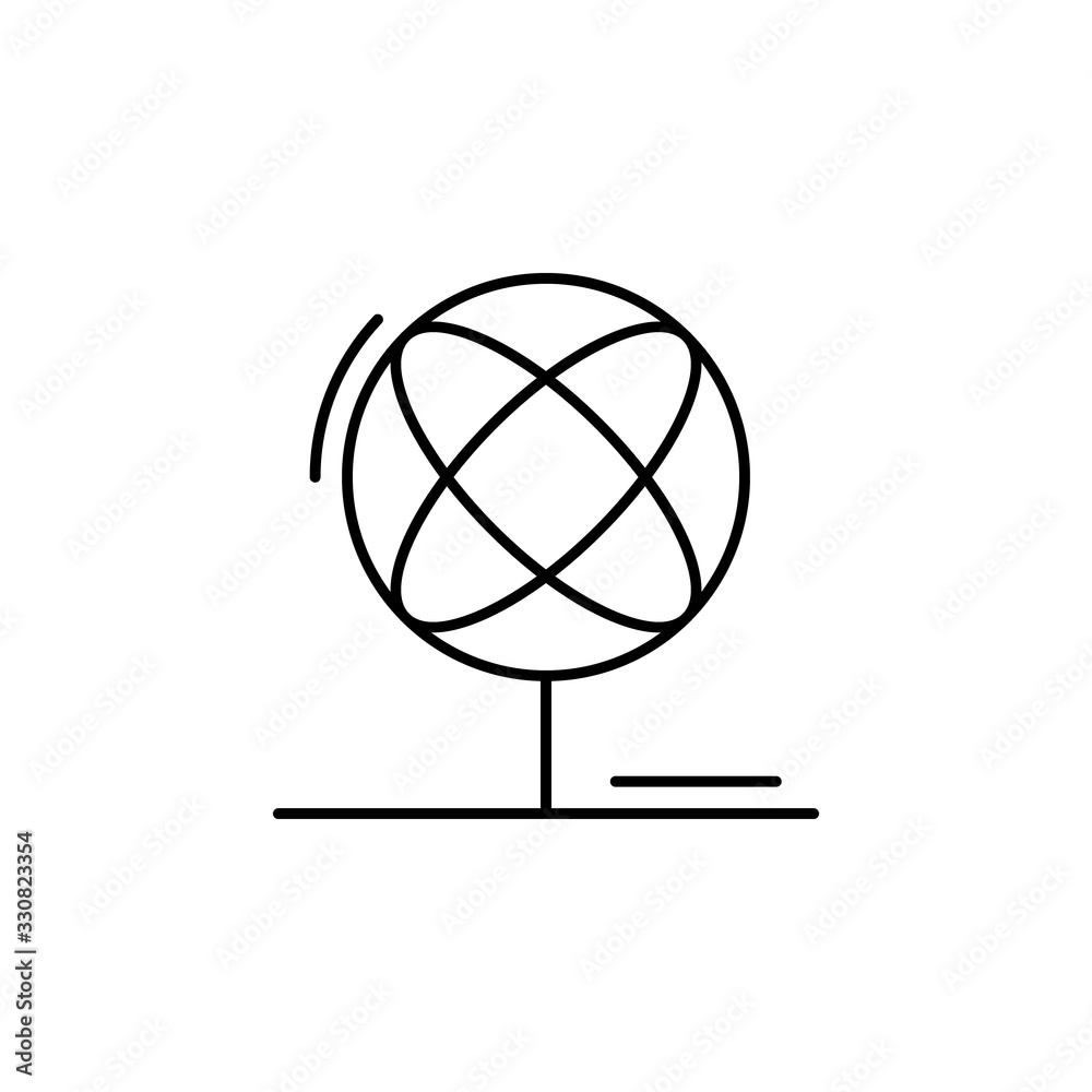 Poster connected, networking icon. simple line, outline vector elements of storage and cloud icons for ui a