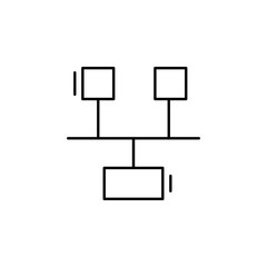 Ports, networking icon. Simple line, outline vector elements of storage and cloud icons for ui and ux, website or mobile application