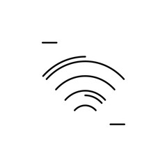 Wifi, networking icon. Simple line, outline vector elements of storage and cloud icons for ui and ux, website or mobile application
