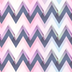 Pink color zigzag seamless pattern