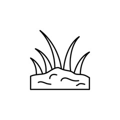 Spring, grass icon. Simple line, outline vector elements of spring icons for ui and ux, website or mobile application