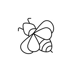 Insect, wasp icon. Simple line, outline vector elements of spring icons for ui and ux, website or mobile application