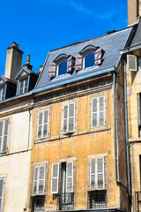 house facade with windows