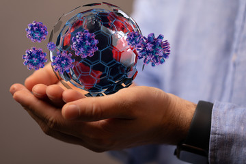 epidemic coronavirus 2019-nCoV, Novel Coronavirus Alert outbreak . Virus Covid 19-NCP. Spread of...