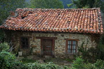 Fototapeta na wymiar Casa abandonada en el norte de Asturias