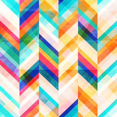 Colored zigzag seamless pattern - 330830187