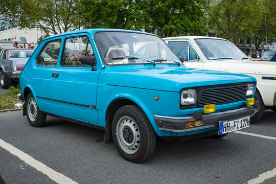 BERLIN - MAY 10, 2015: Subcompact Fiat 127 Series 2. The 28th Berlin-Brandenburg Oldtimer Day