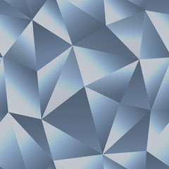 Chrome triangle seamless pattern