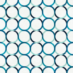 Blue circle seamless pattern