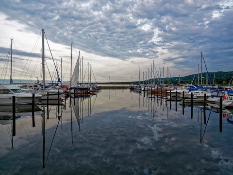 Harbour at B&aring;stad, Sweden