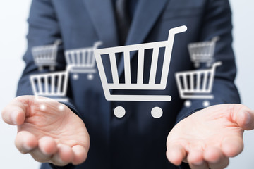 Add To Cart Internet Web Store Buy Online E-Commerce concept.