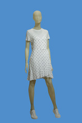 Full length female mannequin.