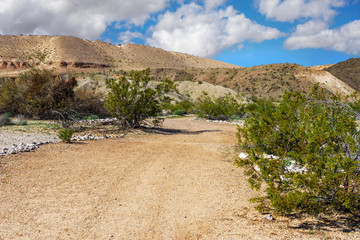 Hiking trail in the Lake Mead National Recreation Area near Laughlin, Nevada
