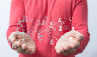 social network and leadership as concept.You need resource