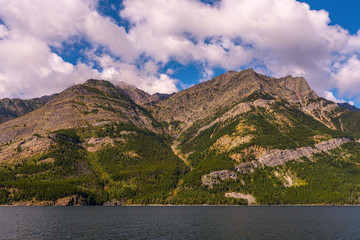Waterton Lake in the Mountains
