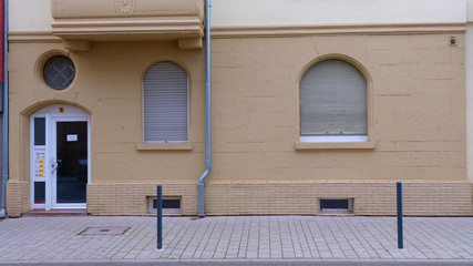 pforzheim, fenster, haus, arichitektur, bauwerk, wand