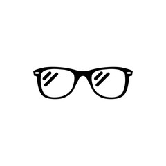 Fototapeta premium Glasses Vector Icon Glyph style illustration.