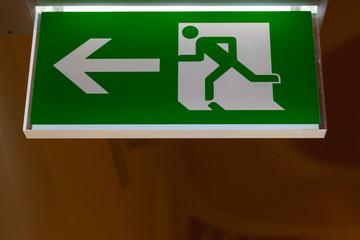 escape sign