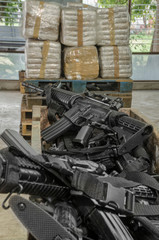 Cocaine warehouse Illegal drug production 