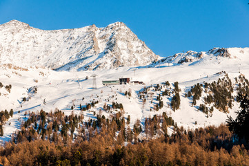 Sils, Furtschellas, Oberengadin, Bergbahn, Winter, Wintersport, Skipiste, Skifahren, Alpen,...
