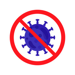 stop coronovirus vector illustration, virus, disease