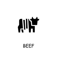 Beef flat vector icon