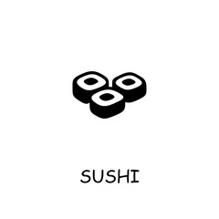 Sushi flat vector icon