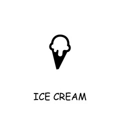 Ice Cream flat vector icon