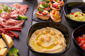 Various appetizers