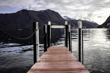 pier on the lake