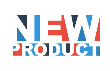colorful vector illustration banner new product